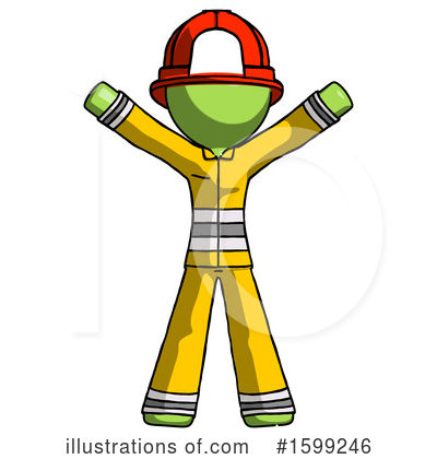 Royalty-Free (RF) Green Design Mascot Clipart Illustration by Leo Blanchette - Stock Sample #1599246