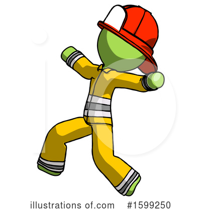 Royalty-Free (RF) Green Design Mascot Clipart Illustration by Leo Blanchette - Stock Sample #1599250