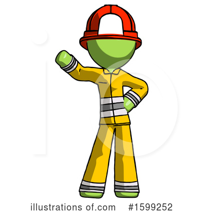 Royalty-Free (RF) Green Design Mascot Clipart Illustration by Leo Blanchette - Stock Sample #1599252