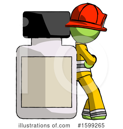 Royalty-Free (RF) Green Design Mascot Clipart Illustration by Leo Blanchette - Stock Sample #1599265