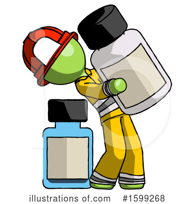 Royalty-Free (RF) Green Design Mascot Clipart Illustration by Leo Blanchette - Stock Sample #1599268
