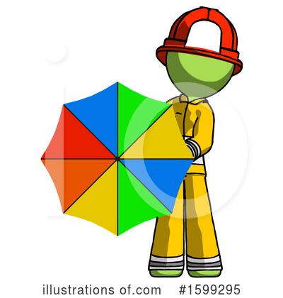 Royalty-Free (RF) Green Design Mascot Clipart Illustration by Leo Blanchette - Stock Sample #1599295