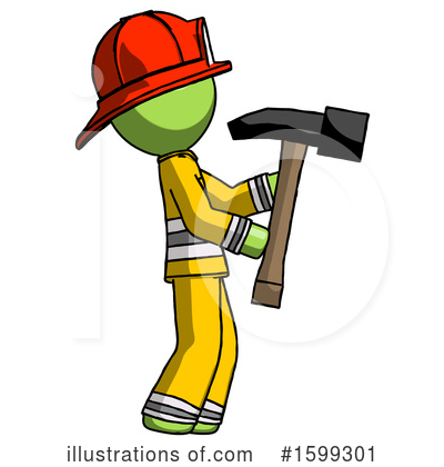 Royalty-Free (RF) Green Design Mascot Clipart Illustration by Leo Blanchette - Stock Sample #1599301