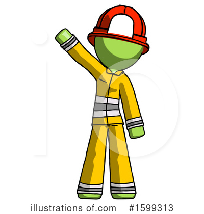 Royalty-Free (RF) Green Design Mascot Clipart Illustration by Leo Blanchette - Stock Sample #1599313