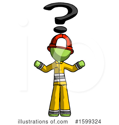 Royalty-Free (RF) Green Design Mascot Clipart Illustration by Leo Blanchette - Stock Sample #1599324