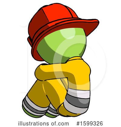 Royalty-Free (RF) Green Design Mascot Clipart Illustration by Leo Blanchette - Stock Sample #1599326