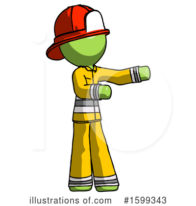 Royalty-Free (RF) Green Design Mascot Clipart Illustration by Leo Blanchette - Stock Sample #1599343