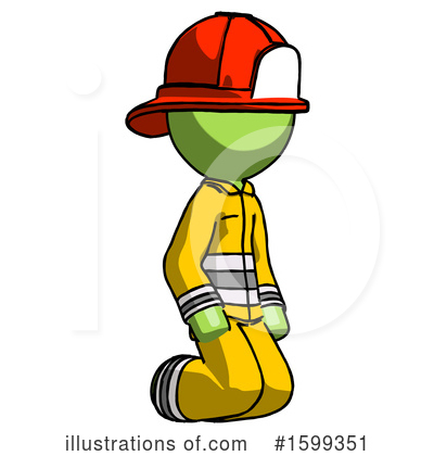 Royalty-Free (RF) Green Design Mascot Clipart Illustration by Leo Blanchette - Stock Sample #1599351