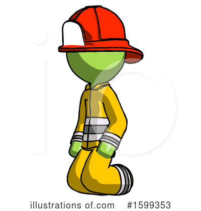 Royalty-Free (RF) Green Design Mascot Clipart Illustration by Leo Blanchette - Stock Sample #1599353
