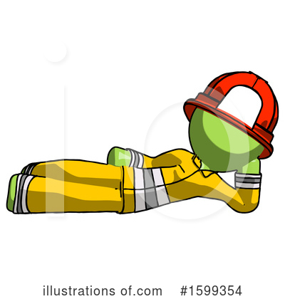 Royalty-Free (RF) Green Design Mascot Clipart Illustration by Leo Blanchette - Stock Sample #1599354