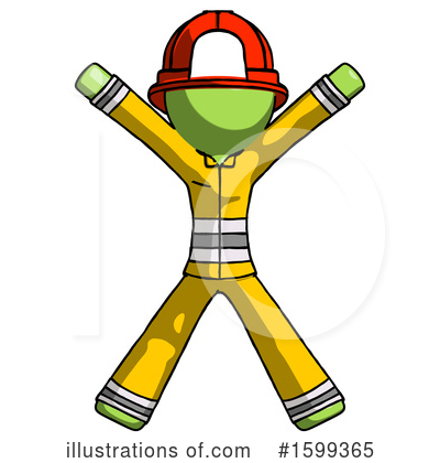 Royalty-Free (RF) Green Design Mascot Clipart Illustration by Leo Blanchette - Stock Sample #1599365