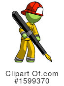 Green Design Mascot Clipart #1599370 by Leo Blanchette