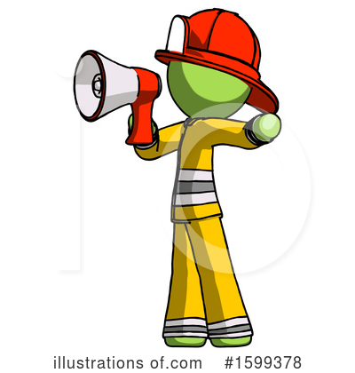 Royalty-Free (RF) Green Design Mascot Clipart Illustration by Leo Blanchette - Stock Sample #1599378