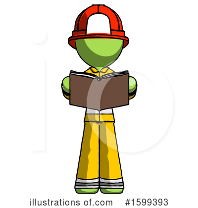 Royalty-Free (RF) Green Design Mascot Clipart Illustration by Leo Blanchette - Stock Sample #1599393