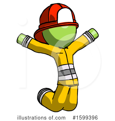Royalty-Free (RF) Green Design Mascot Clipart Illustration by Leo Blanchette - Stock Sample #1599396