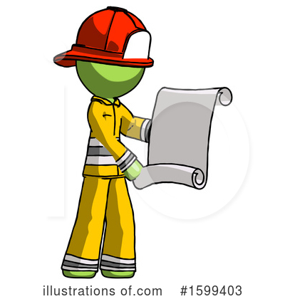 Royalty-Free (RF) Green Design Mascot Clipart Illustration by Leo Blanchette - Stock Sample #1599403