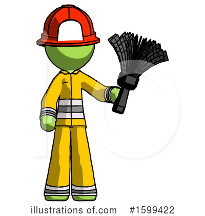 Royalty-Free (RF) Green Design Mascot Clipart Illustration by Leo Blanchette - Stock Sample #1599422