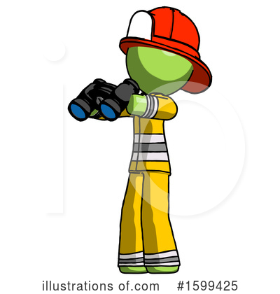 Royalty-Free (RF) Green Design Mascot Clipart Illustration by Leo Blanchette - Stock Sample #1599425