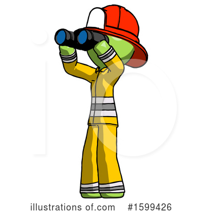 Royalty-Free (RF) Green Design Mascot Clipart Illustration by Leo Blanchette - Stock Sample #1599426
