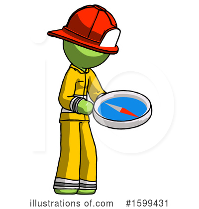 Royalty-Free (RF) Green Design Mascot Clipart Illustration by Leo Blanchette - Stock Sample #1599431