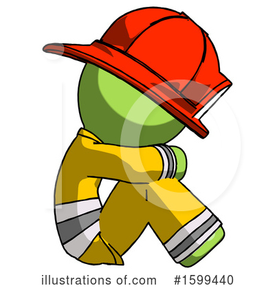 Royalty-Free (RF) Green Design Mascot Clipart Illustration by Leo Blanchette - Stock Sample #1599440
