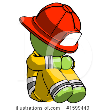 Royalty-Free (RF) Green Design Mascot Clipart Illustration by Leo Blanchette - Stock Sample #1599449