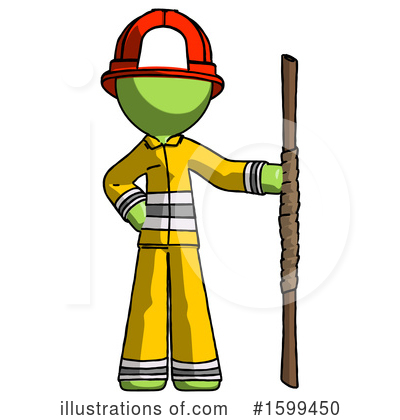 Royalty-Free (RF) Green Design Mascot Clipart Illustration by Leo Blanchette - Stock Sample #1599450
