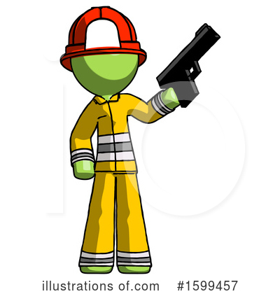 Royalty-Free (RF) Green Design Mascot Clipart Illustration by Leo Blanchette - Stock Sample #1599457
