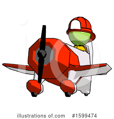 Royalty-Free (RF) Green Design Mascot Clipart Illustration by Leo Blanchette - Stock Sample #1599474