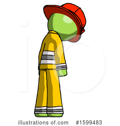 Royalty-Free (RF) Green Design Mascot Clipart Illustration by Leo Blanchette - Stock Sample #1599483