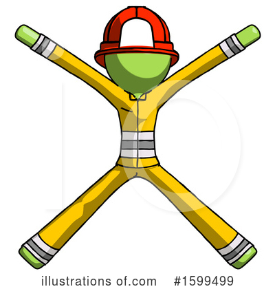 Royalty-Free (RF) Green Design Mascot Clipart Illustration by Leo Blanchette - Stock Sample #1599499