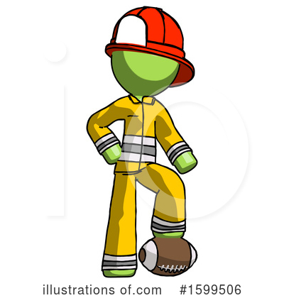 Royalty-Free (RF) Green Design Mascot Clipart Illustration by Leo Blanchette - Stock Sample #1599506