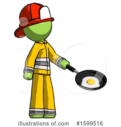 Royalty-Free (RF) Green Design Mascot Clipart Illustration by Leo Blanchette - Stock Sample #1599516