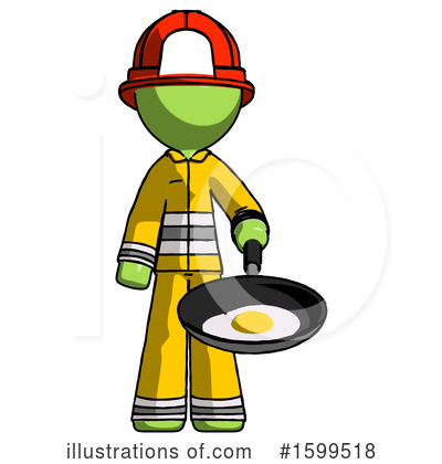 Royalty-Free (RF) Green Design Mascot Clipart Illustration by Leo Blanchette - Stock Sample #1599518