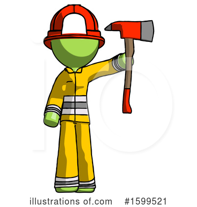 Royalty-Free (RF) Green Design Mascot Clipart Illustration by Leo Blanchette - Stock Sample #1599521