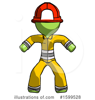 Royalty-Free (RF) Green Design Mascot Clipart Illustration by Leo Blanchette - Stock Sample #1599528