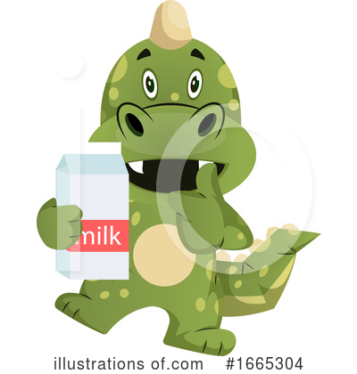 Royalty-Free (RF) Green Dragon Clipart Illustration by Morphart Creations - Stock Sample #1665304