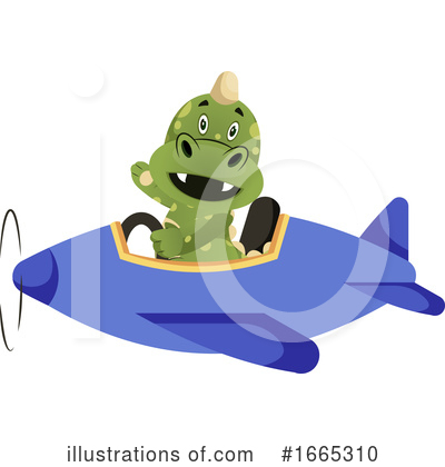 Royalty-Free (RF) Green Dragon Clipart Illustration by Morphart Creations - Stock Sample #1665310