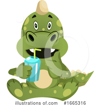 Royalty-Free (RF) Green Dragon Clipart Illustration by Morphart Creations - Stock Sample #1665316
