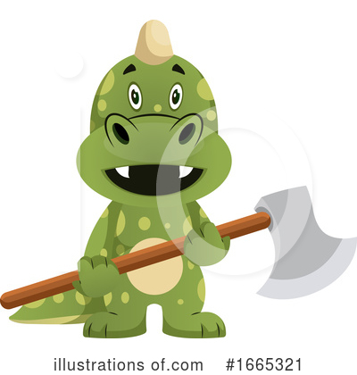 Royalty-Free (RF) Green Dragon Clipart Illustration by Morphart Creations - Stock Sample #1665321