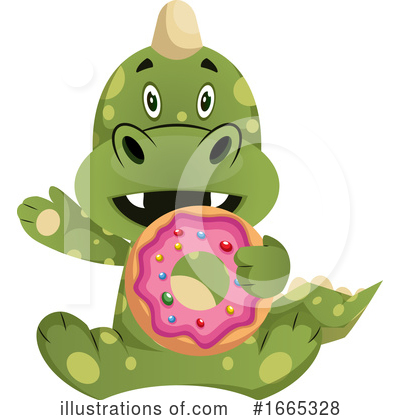 Royalty-Free (RF) Green Dragon Clipart Illustration by Morphart Creations - Stock Sample #1665328