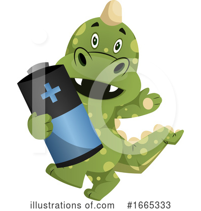 Royalty-Free (RF) Green Dragon Clipart Illustration by Morphart Creations - Stock Sample #1665333