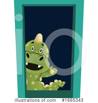Royalty-Free (RF) Green Dragon Clipart Illustration by Morphart Creations - Stock Sample #1665343