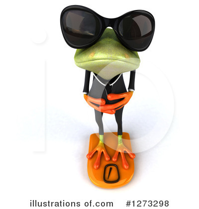 Green Frog Clipart #1273298 by Julos