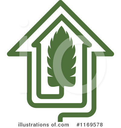 Royalty-Free (RF) Green House Clipart Illustration by Vector Tradition SM - Stock Sample #1169578
