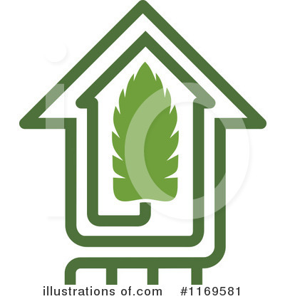 Royalty-Free (RF) Green House Clipart Illustration by Vector Tradition SM - Stock Sample #1169581