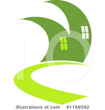 Royalty-Free (RF) Green House Clipart Illustration by Vector Tradition SM - Stock Sample #1169582