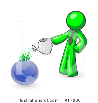 Watering Clipart #17036 by Leo Blanchette