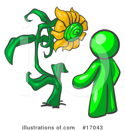 Flower Clipart #17043 by Leo Blanchette