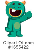 Green Monster Clipart #1655422 by Morphart Creations